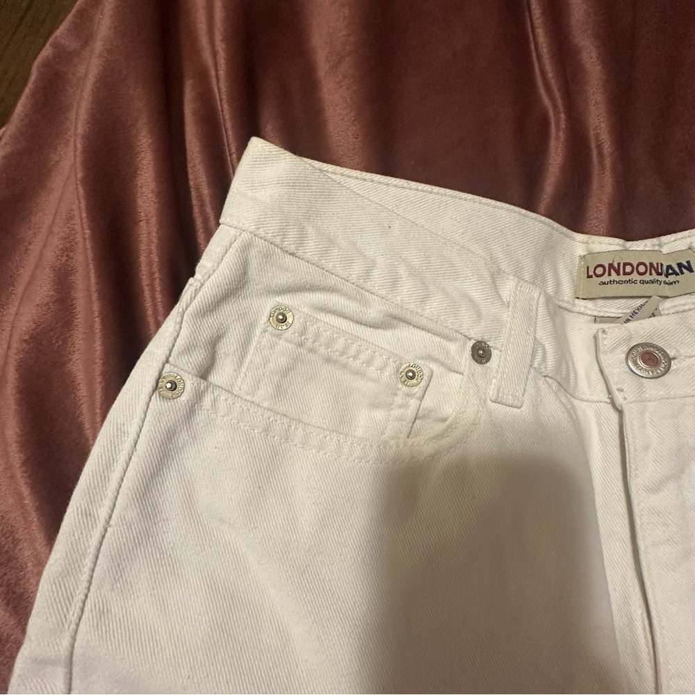 LONDONJEAN Classic white Denim jeans - Picture 4 of 7